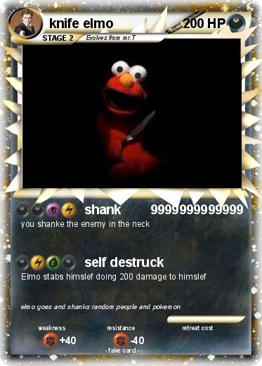 Pokemon knife elmo