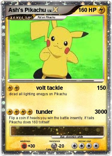 Pokemon Ash's Pikachu