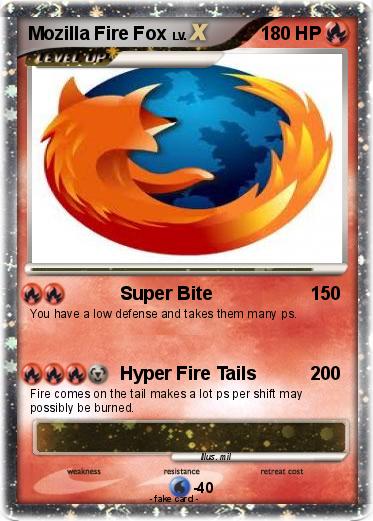 Pokemon Mozilla Fire Fox