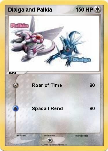 Pokemon Dialga and Palkia