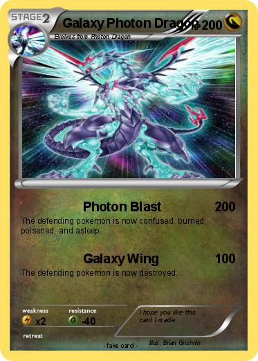 Pokemon Galaxy Photon Dragon