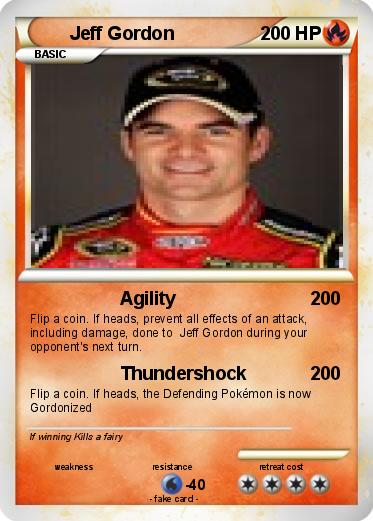 Pokemon Jeff Gordon