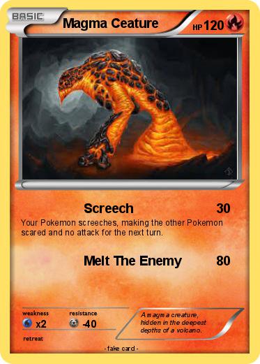 Pokemon Magma Ceature