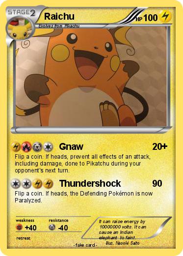 Pokemon Raichu