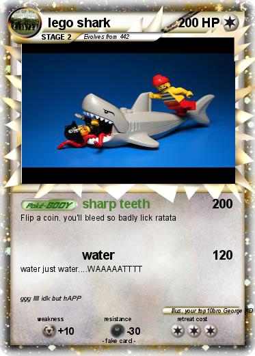 Pokemon lego shark