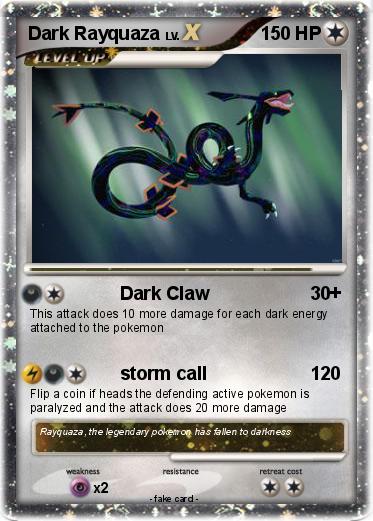 Pokemon Dark Rayquaza