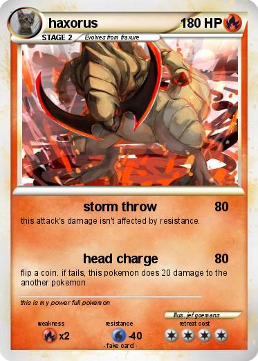 Pokemon haxorus