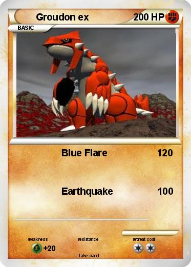 Pokemon Groudon ex