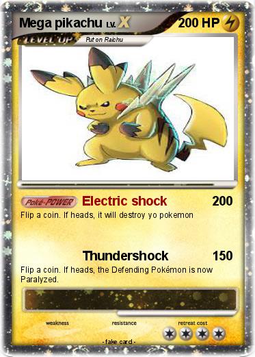 Pokemon Mega pikachu