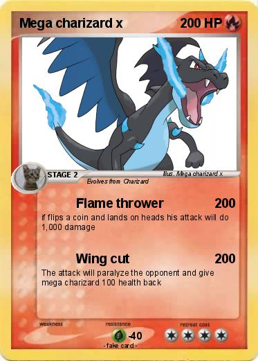 Pokemon Mega charizard x
