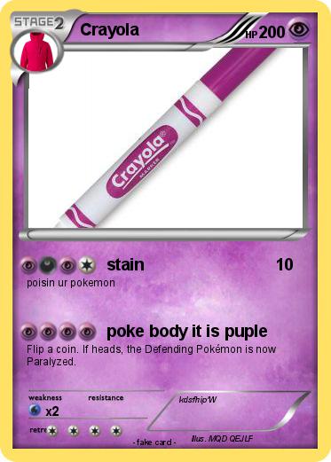Pokemon Crayola