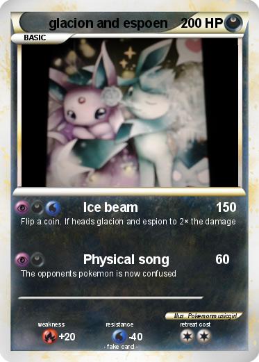 Pokemon glacion and espoen