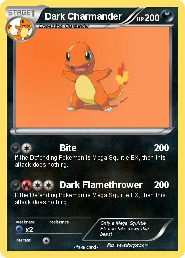 Pokemon Dark Charmander