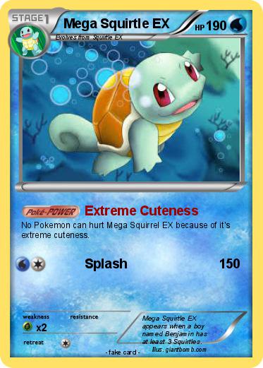 Pokemon Mega Squirtle EX