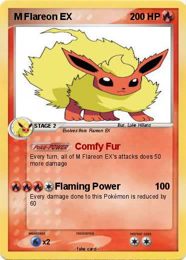 Pokemon M Flareon EX