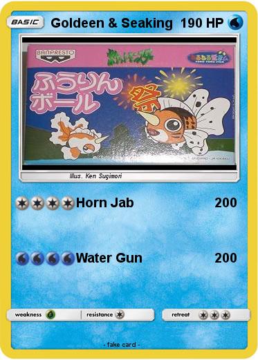 Pokemon Goldeen & Seaking