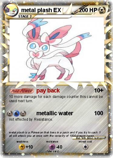 Pokemon metal plash EX