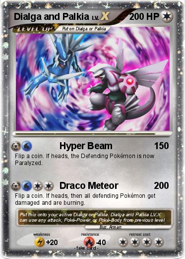 Pokemon Dialga and Palkia