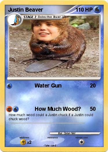 Pokemon Justin Beaver