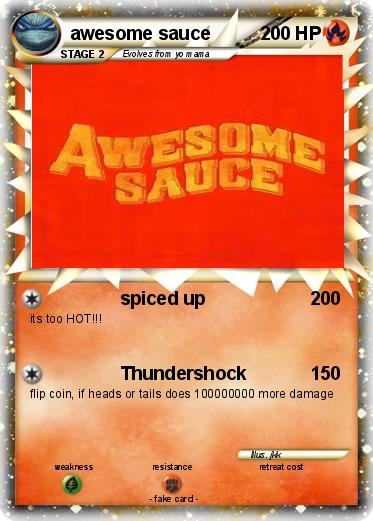 Pokemon awesome sauce