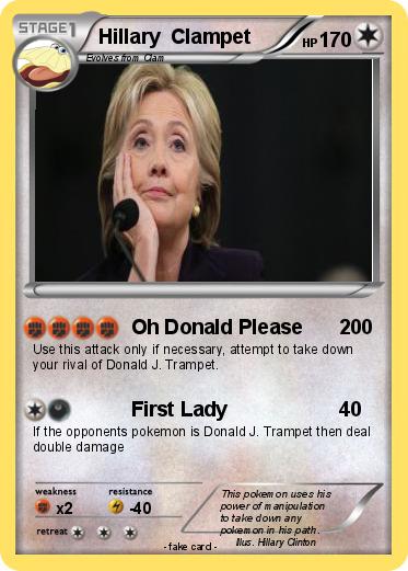 Pokemon Hillary  Clampet