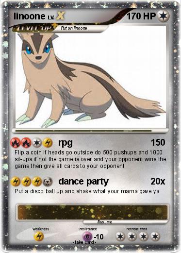 Pokemon linoone