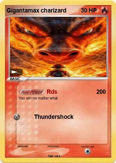Pokemon Gigantamax charizard