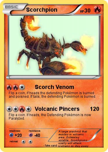Pokemon Scorchpion