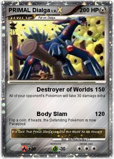 Pokemon PRIMAL Dialga Pokemon PRIMAL Dialga