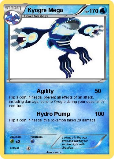 Pokemon Kyogre Mega