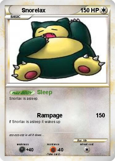 Pokemon Snorelax