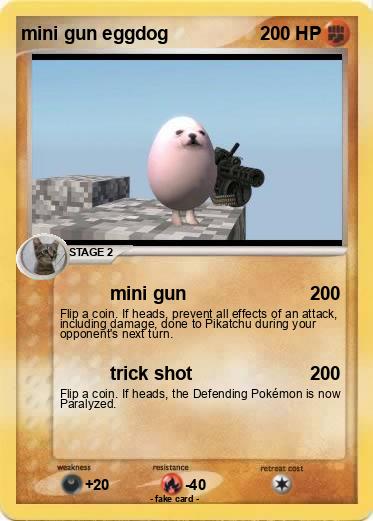 Pokemon mini gun eggdog