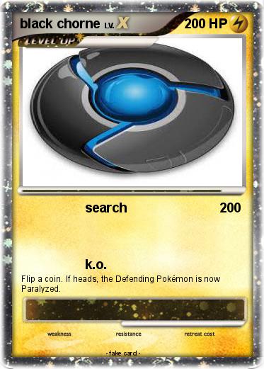 Pokemon black chorne