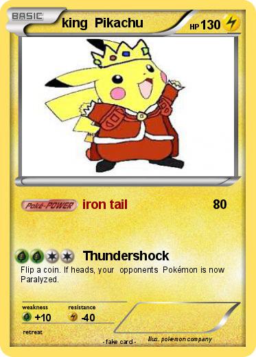 Pokemon king  Pikachu