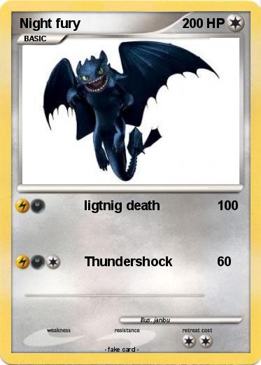 Pokemon Night fury