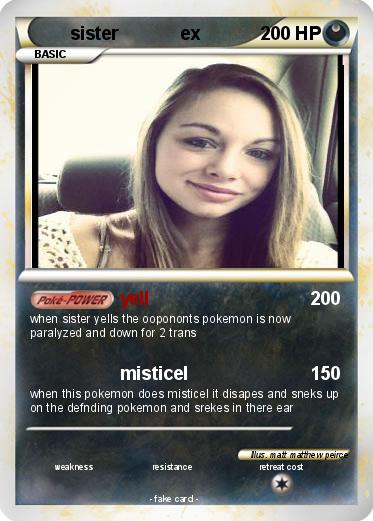 Pokemon sister            ex