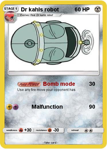 Pokemon Dr kahls robot