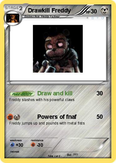 Pokemon Drawkill Freddy