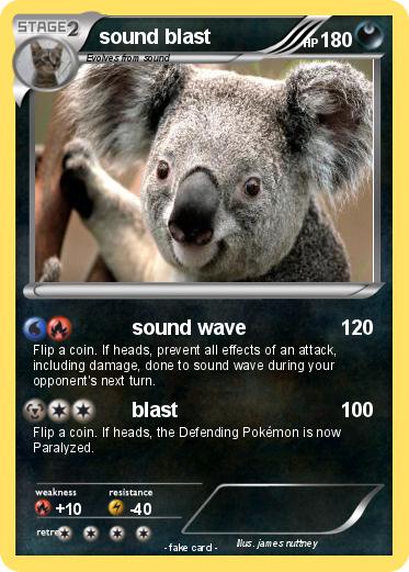 Pokemon sound blast