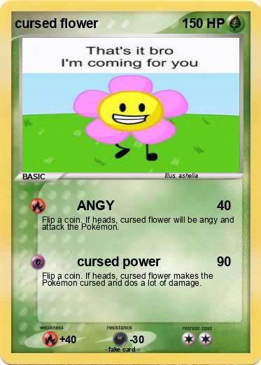 Pokemon cursed flower