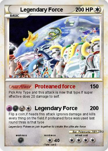 Pokemon Legendary Force