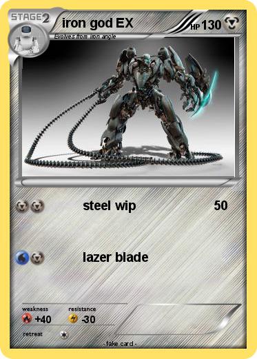 Pokemon iron god EX