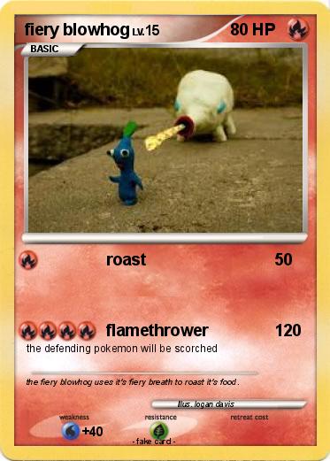 Pokemon fiery blowhog