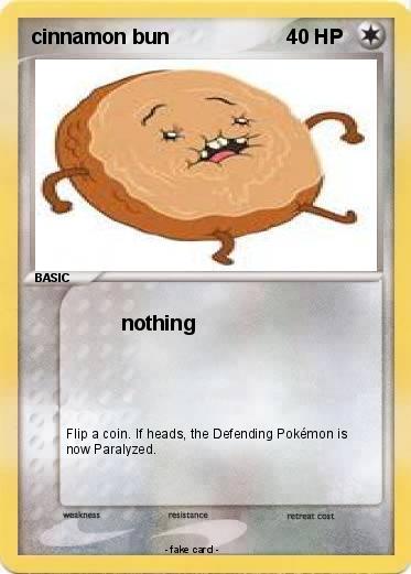 Pokemon cinnamon bun