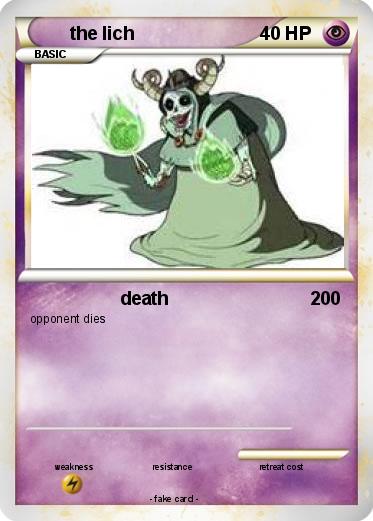 Pokemon the lich