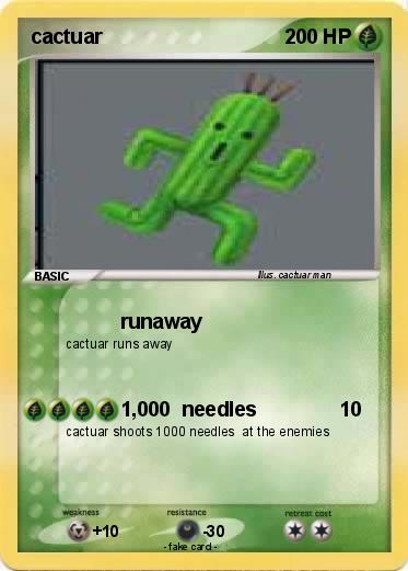 Pokemon cactuar