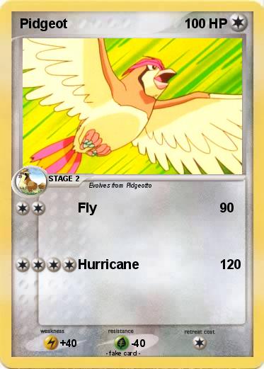 Pokemon Pidgeot