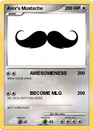 Pokemon Alex's Mustache
