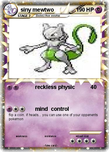 Pokemon siny mewtwo