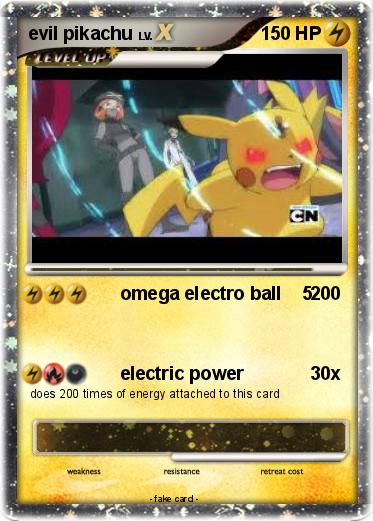Pokemon evil pikachu
